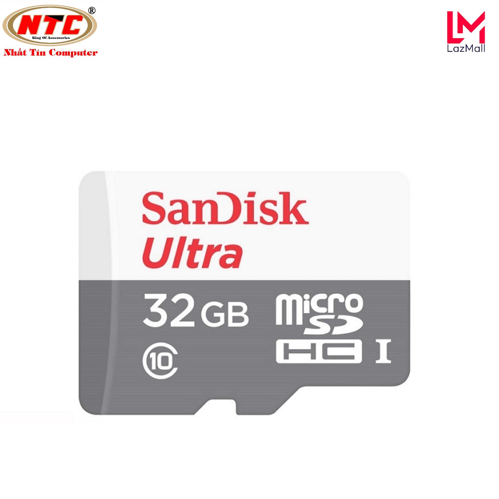 Thẻ nhớ MicroSDHC SanDisk Ultra 533X 32GB 100MB/s - Không Box (Xám) - Nhat Tin Authorised Store