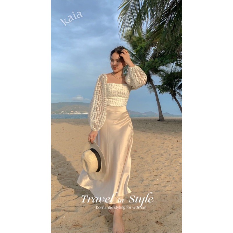 Chân Váy Lụa Anita Silk Skirt Kaia