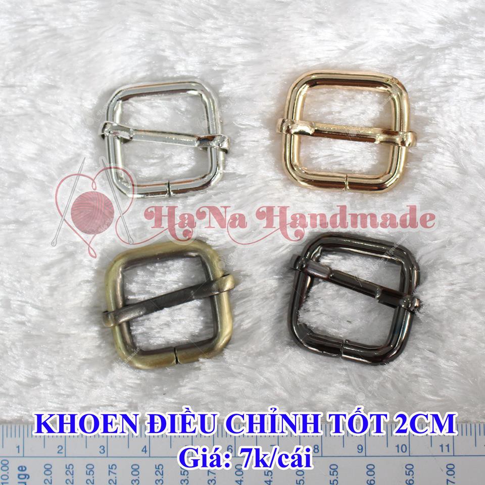 Khoen tăng giảm 2cm làm túi xách -7k/cái