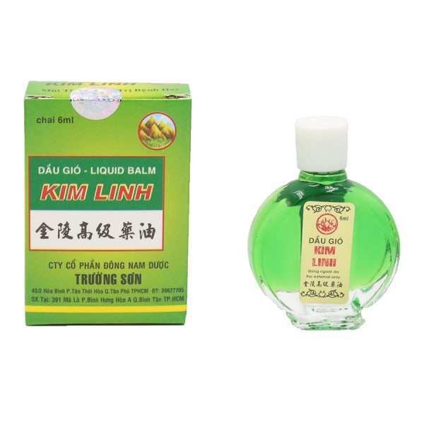 [hộp 12 chai] DẦU GIÓ KIM LINH CHAI 6ML GIÁ TỐT