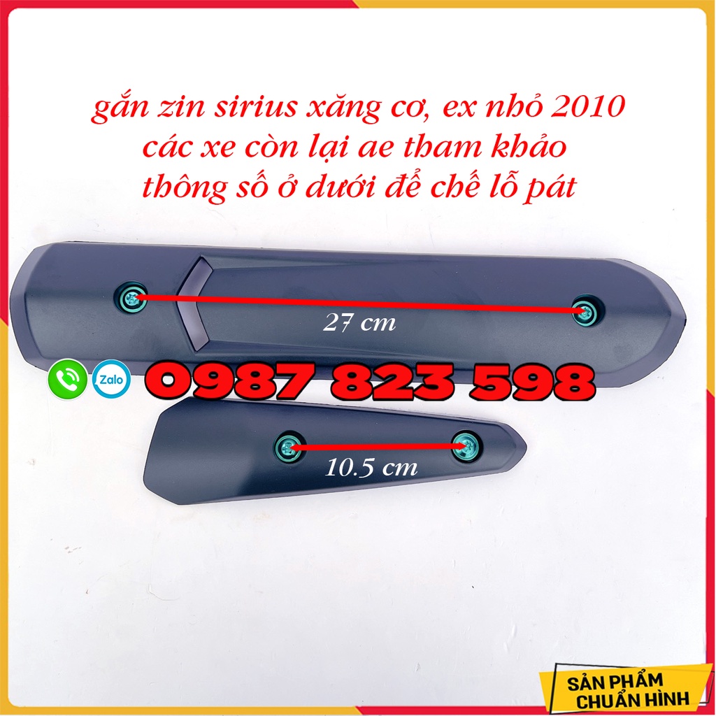 Ốp pô Spark Màu Đen Nhám , Bạc Trơn không tem