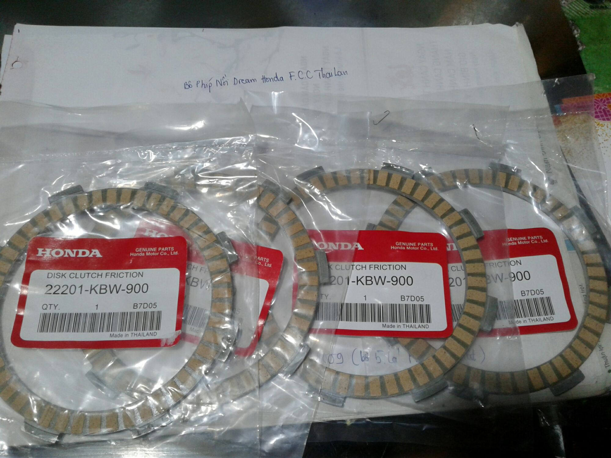 Bộ phíp nồi Dream, wave anpha 2 đèn, wave anpha bụng, Future 1 hàng f.c.c Thailan