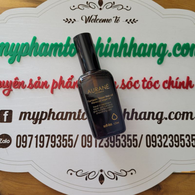 Tinh Dầu Dưỡng Tóc Aurane Pháp 125ml (argan oil và macadamia oil)