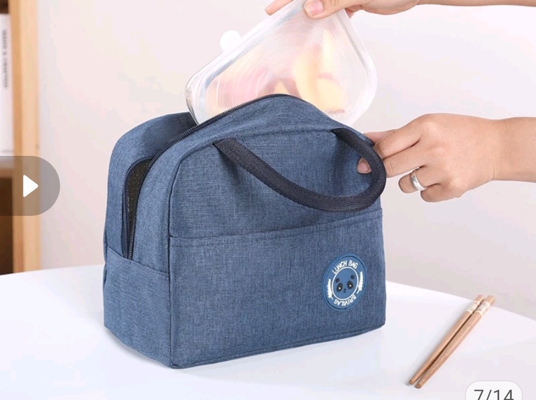 túi giữ nhiệt hộp cơm xanh