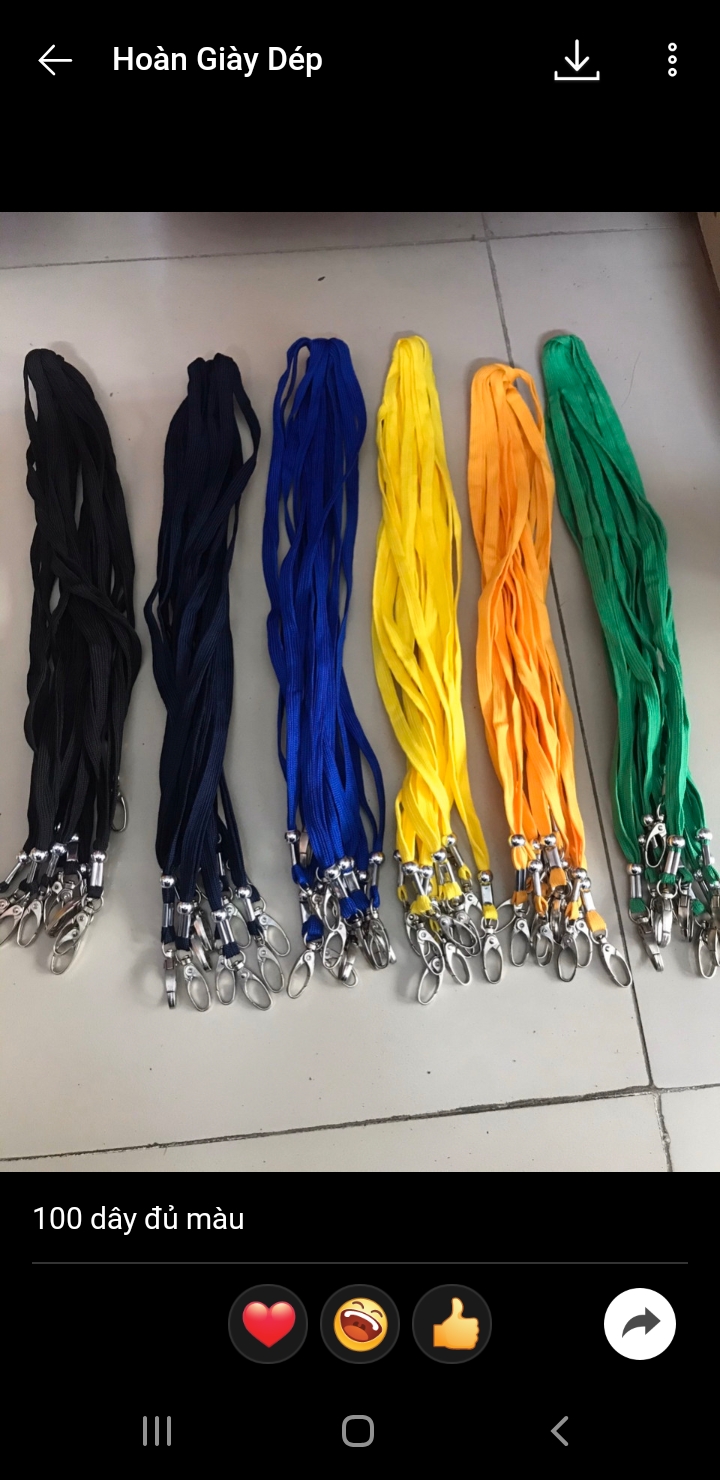 combo 10 đây đeo thẻ nhân viên-sinh viên
