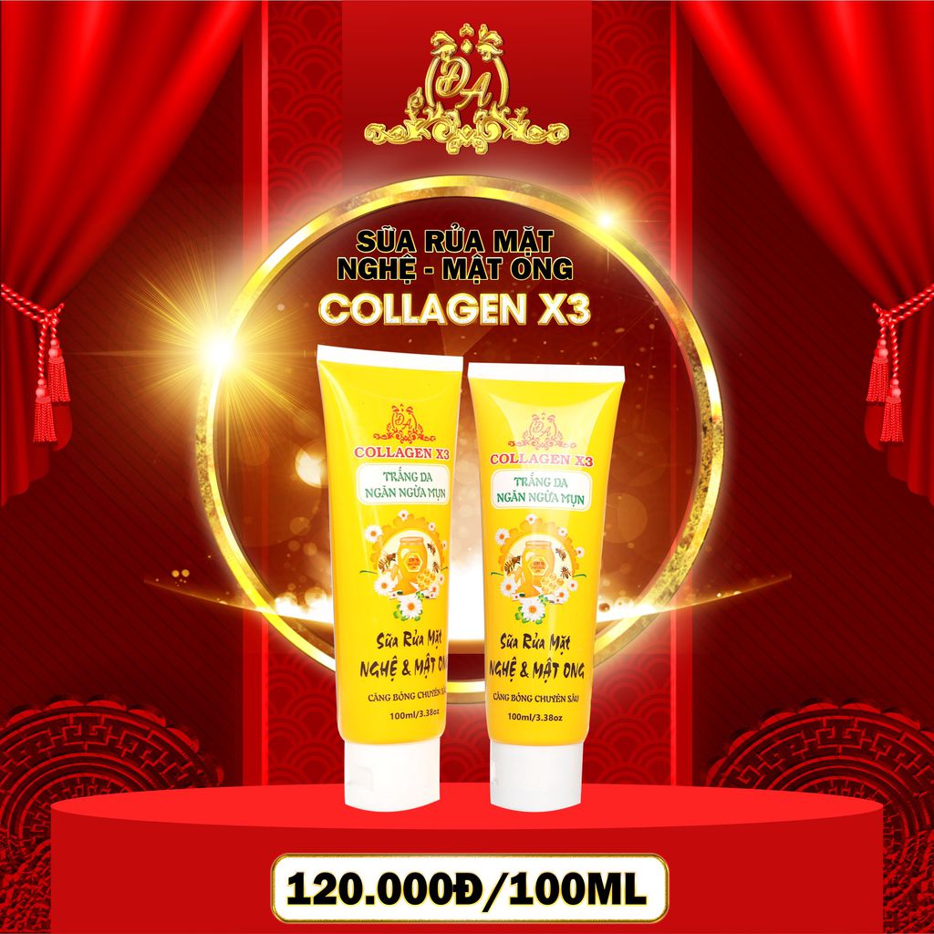 Sữa Rửa Mặt Collagen X3