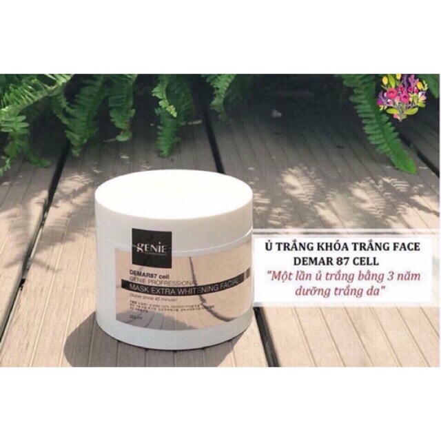 Ủ trắng , khoá trắng FACE DEMAR 87 cell