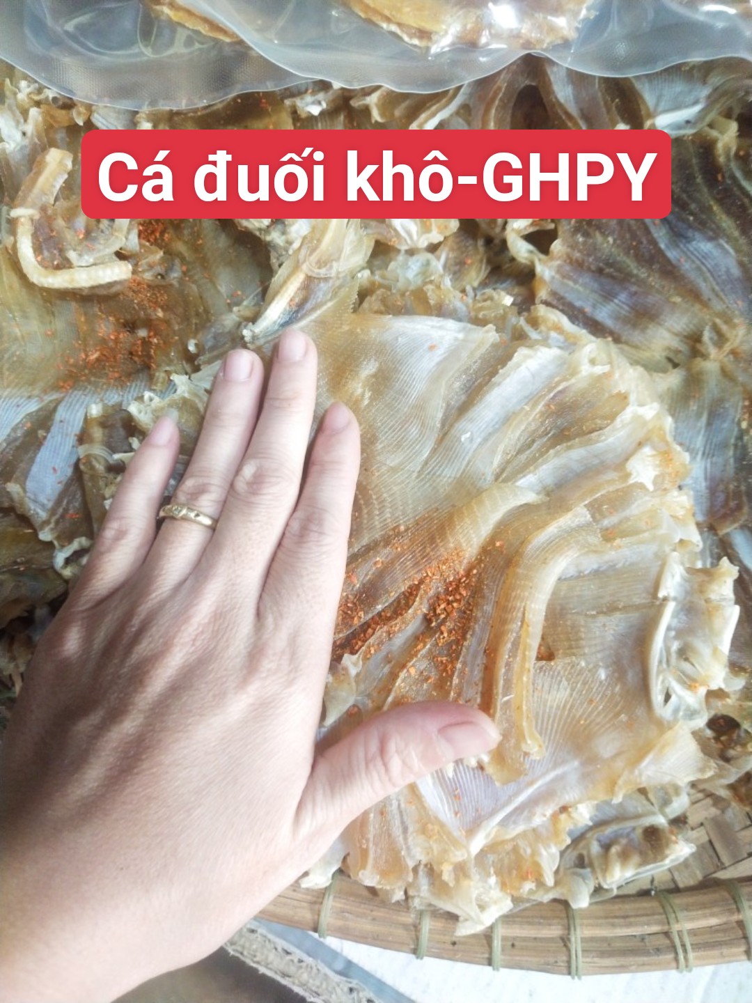 [freeship] Cá đuối khô 500g [loại thơm ngon giòn giòn, sựt sựt, đặc sản xứ nẫu] GHPY H029