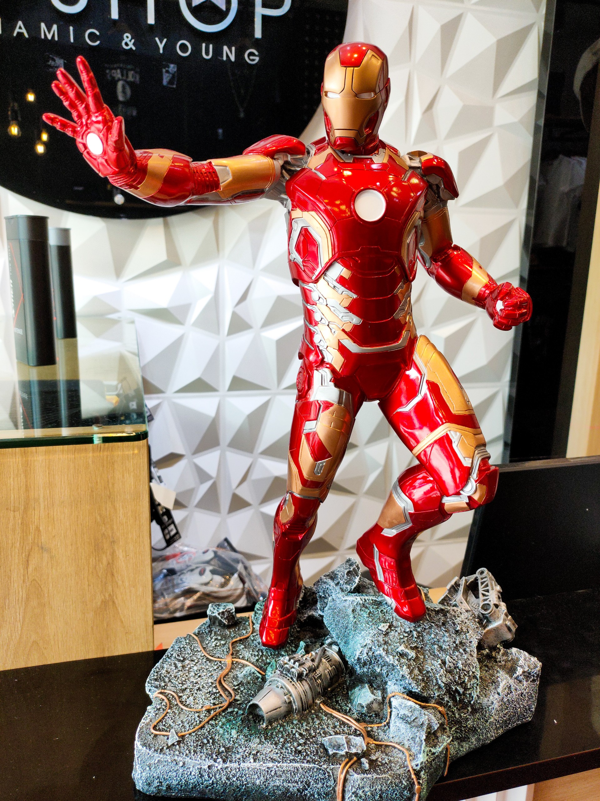 ( Hàng Có Sẵn) Mô hình Iron Man MK43  tỉ lệ 1/4 50cm cao cấp