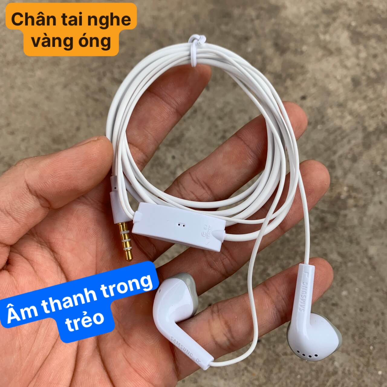 [HCM]Tai nghe cho điện thoại Samsung J7 [ trắng ] - Cam Kết Zin Chính Hiệu
