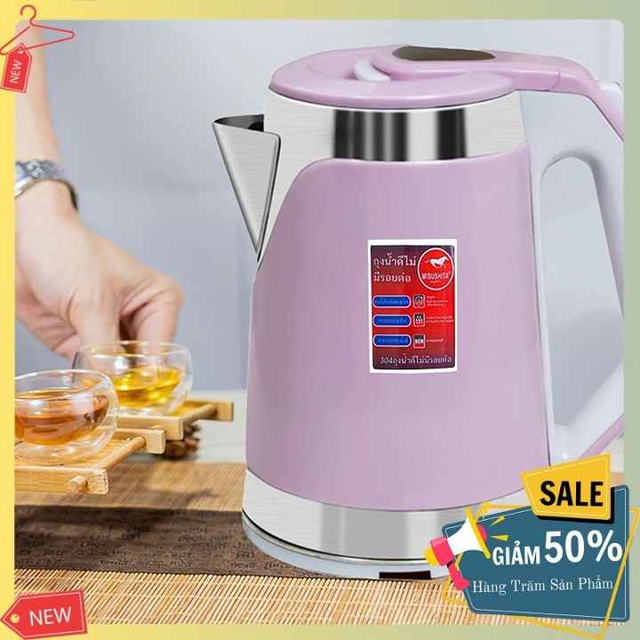 Ấm siêu tốc Thái Lan MISUSHITA 2.5Lit - ấm siêu tốc - bình siêu tốc - ấm đun siêu tốc - bình đun siêu tốc - ấm siêu tốc chính hãng - ấm đun nước - bình đun nước - bếp ấm đun nước - đồ gia dụng nhà bếp - Bảo hàng 12 tháng
