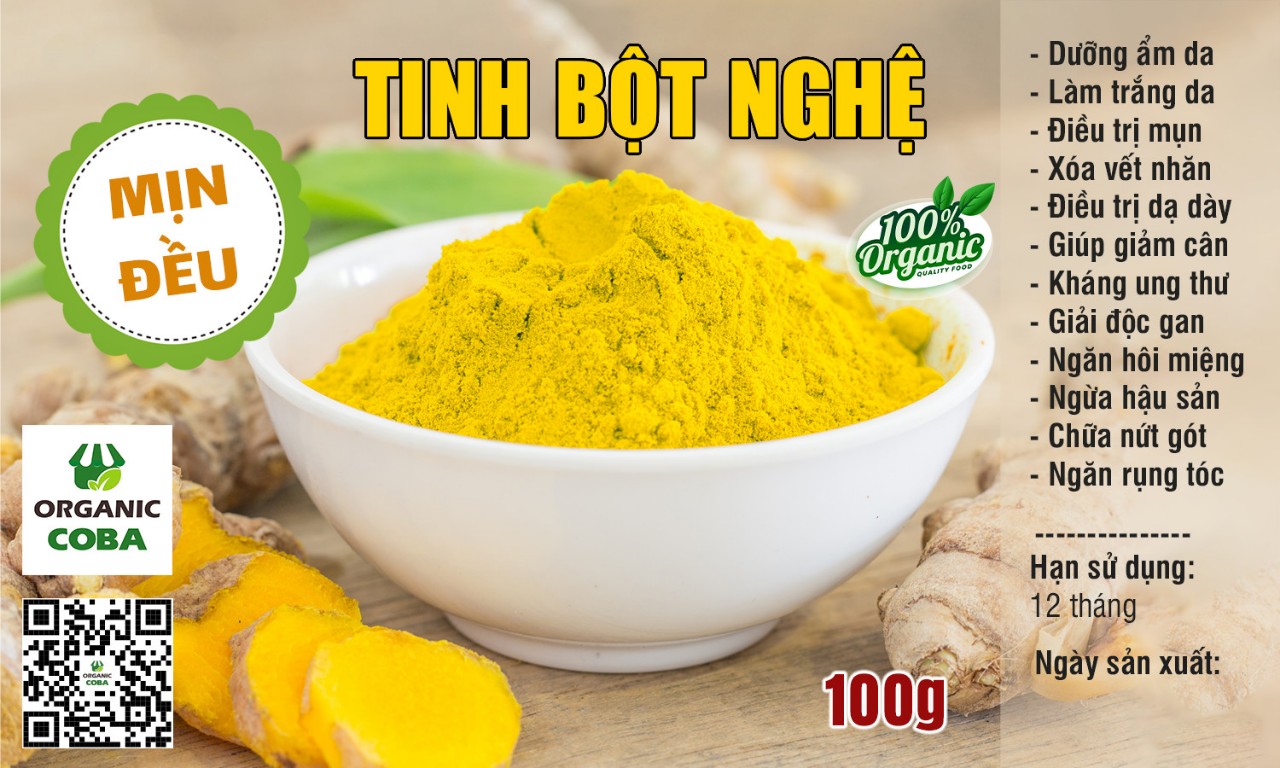 Tinh bột nghệ vàng