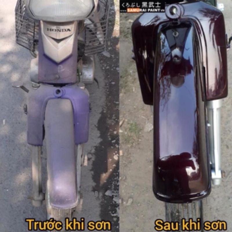 SƠN SAMURAI MÀU TÍM XE DREAM CHUẨN