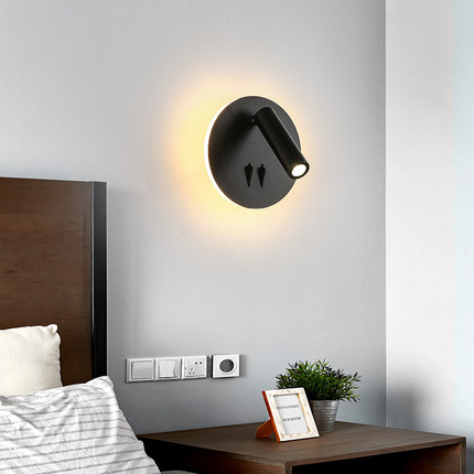 Đèn đọc sách gắn tường đế tròn