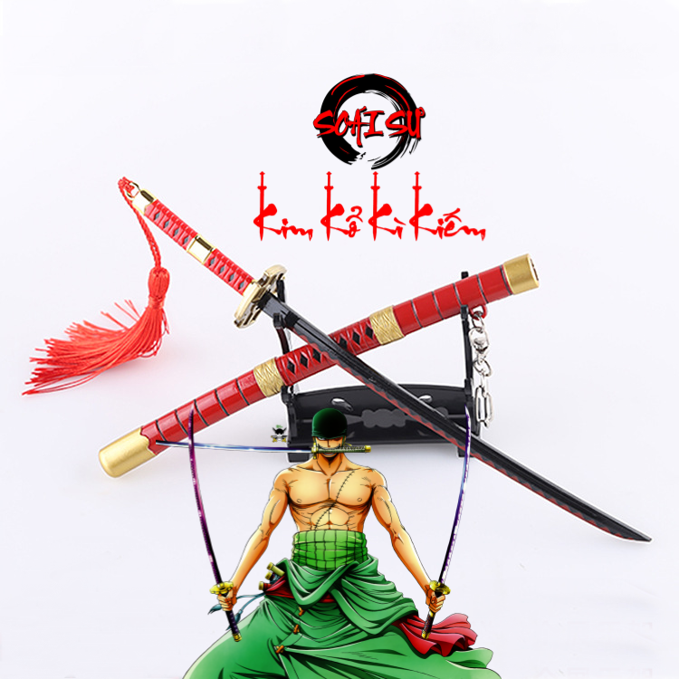 [HCM]Mô hình kiếm Tứ trụ Zoro 22CM - One Piece