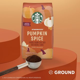 Cà phê xay sẵn Starbucks Pumpkin Spice Limited Edition Made With Artificial Flavors thumbnail