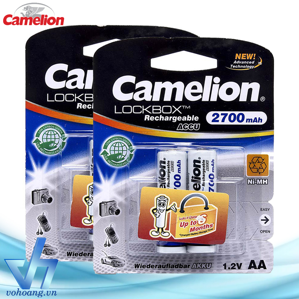 Pin sạc AA Camelion 2700mAh (Trắng)