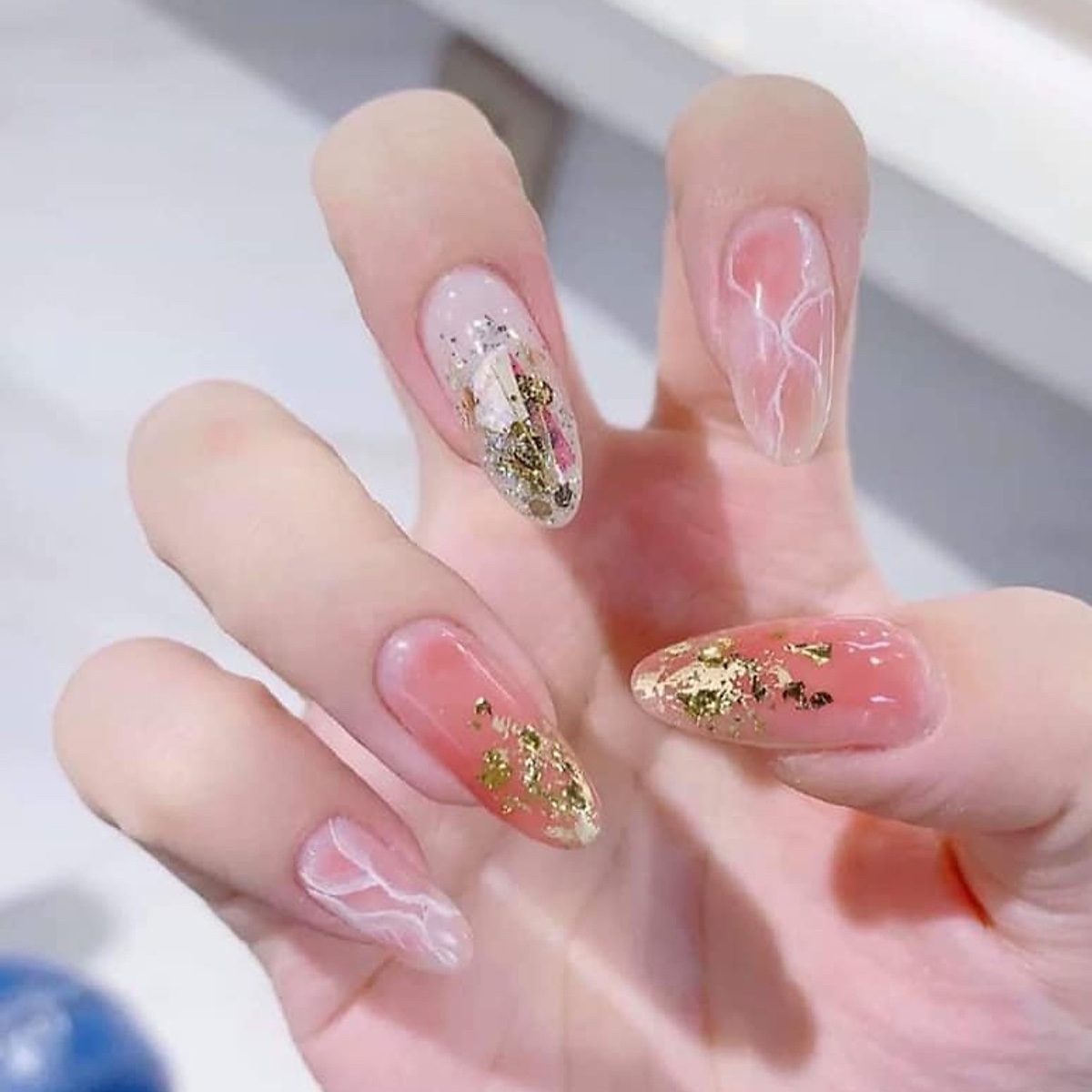 Set Giấy Nhún Bạc ,Vàng Trang Trí Móng - Sugar Nails