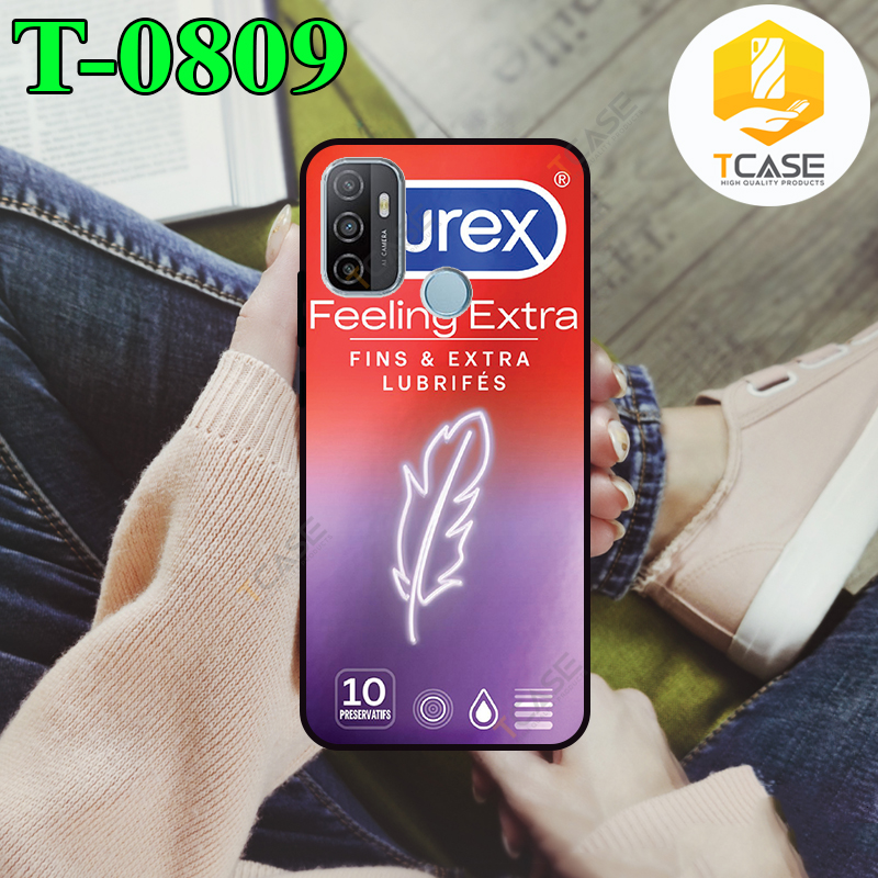 Ốp lưng Tcase dành cho Oppo A53 2020 in hình BCS Durex