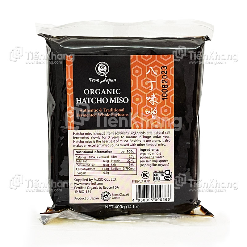 Hatcho Miso - Giàu đạm, men vi sinh - Bịch (400gram)