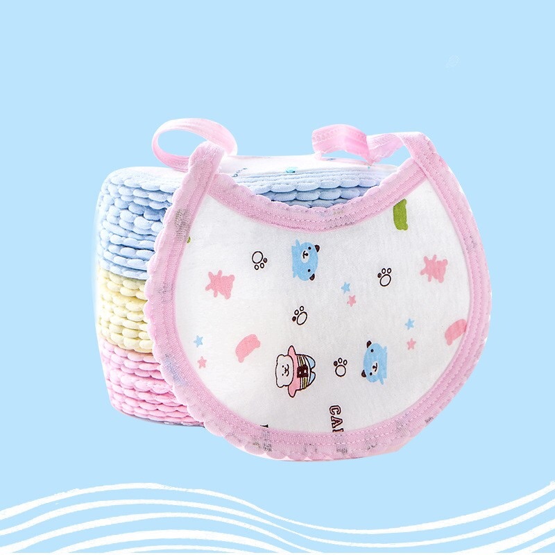 Yếm tròn cotton buộc dây siêu xinh
