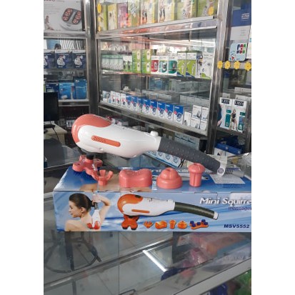 Máy Massage Cầm Tay Mini 5 đầu Squirrel MSV-5552 (100% Nhập Khẩu Hàn Quốc-bảo Hành 1 Năm)