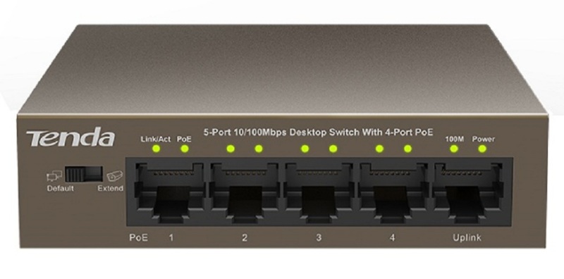 Bảng giá Switch TENDA TEF1105P 5-port 10100Mbps + 4-port PoE Phong Vũ