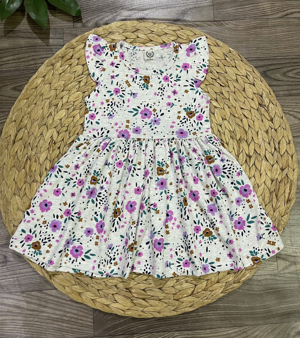 CHỌN MẪU Váy cho bé tay hến cánh tiên, đầm bé gái không tay cotton xuất dư, thun lạnh mềm mát đồ bộ shop NEM