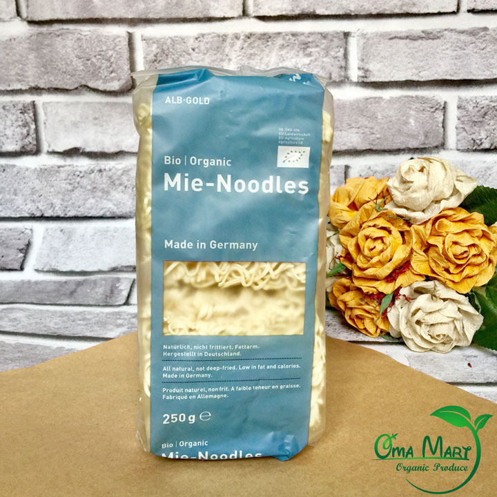 Mì ăn liền hữu cơ không trứng Alb Gold 250g