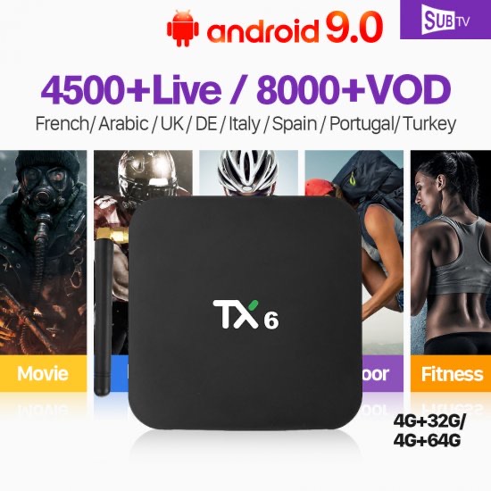 Android Tivi Box Tanix TX6 - RAM 4GB/32GB - Android 9.0 - Chip Allwinner