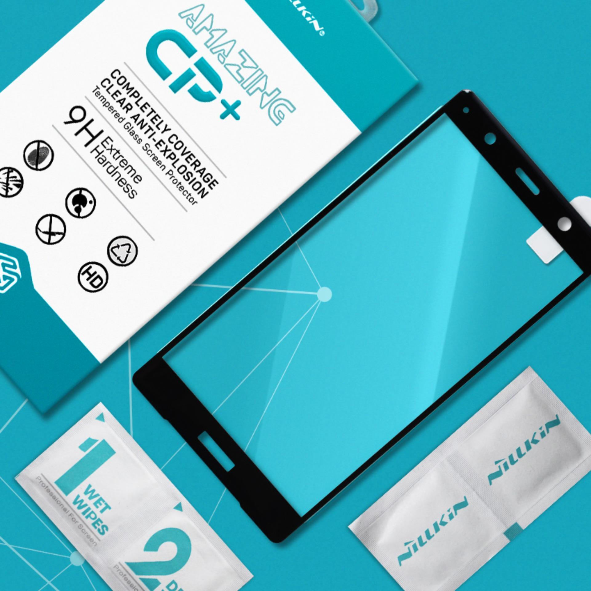 Kính cường lực cho Sony Xperia XZ2 Premium Full LCD hiệu Nillkin (Đen)