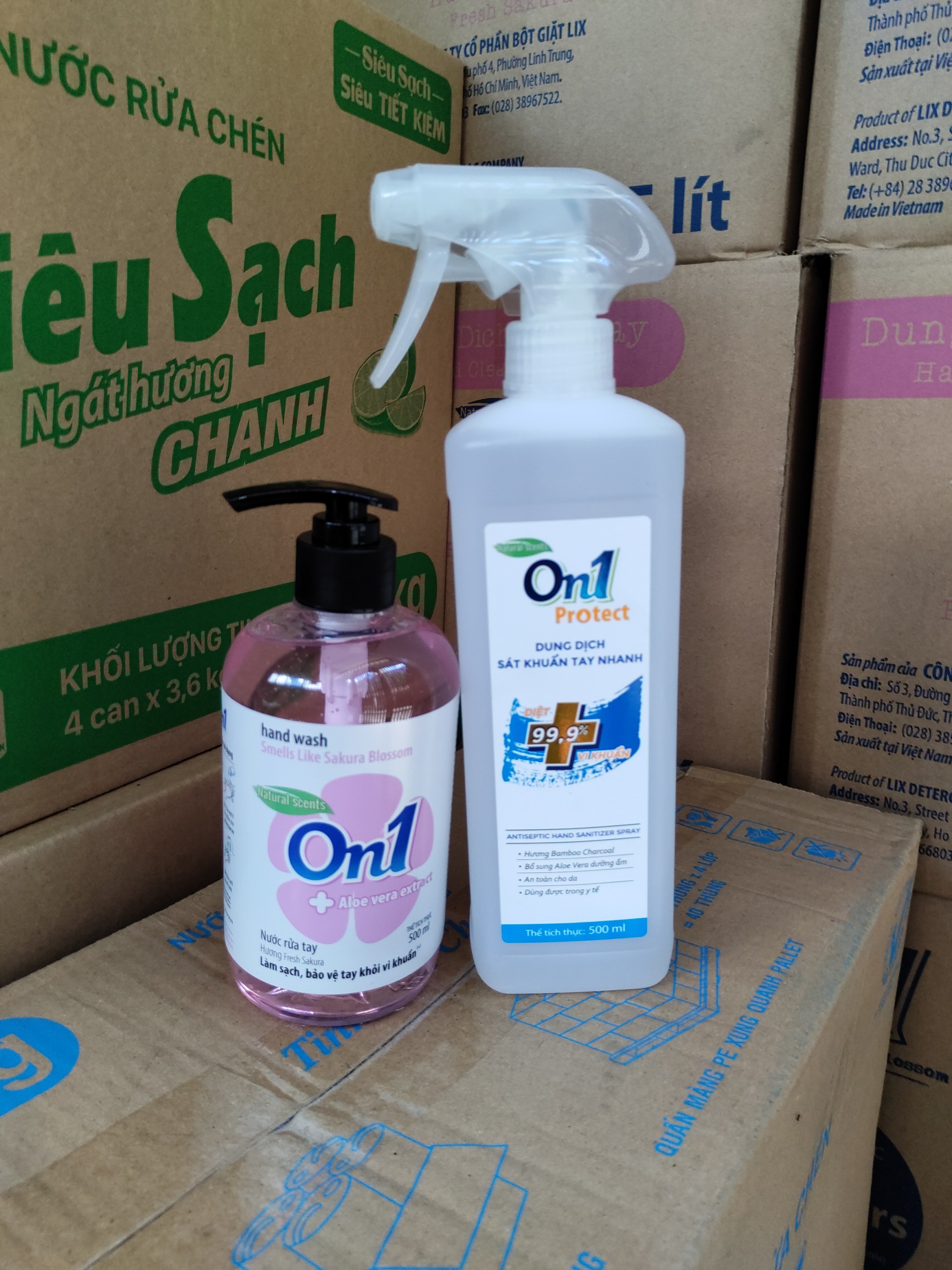 Combo SÁT KHUẨN NHANH+NƯỚC RỬA TAY 500ML