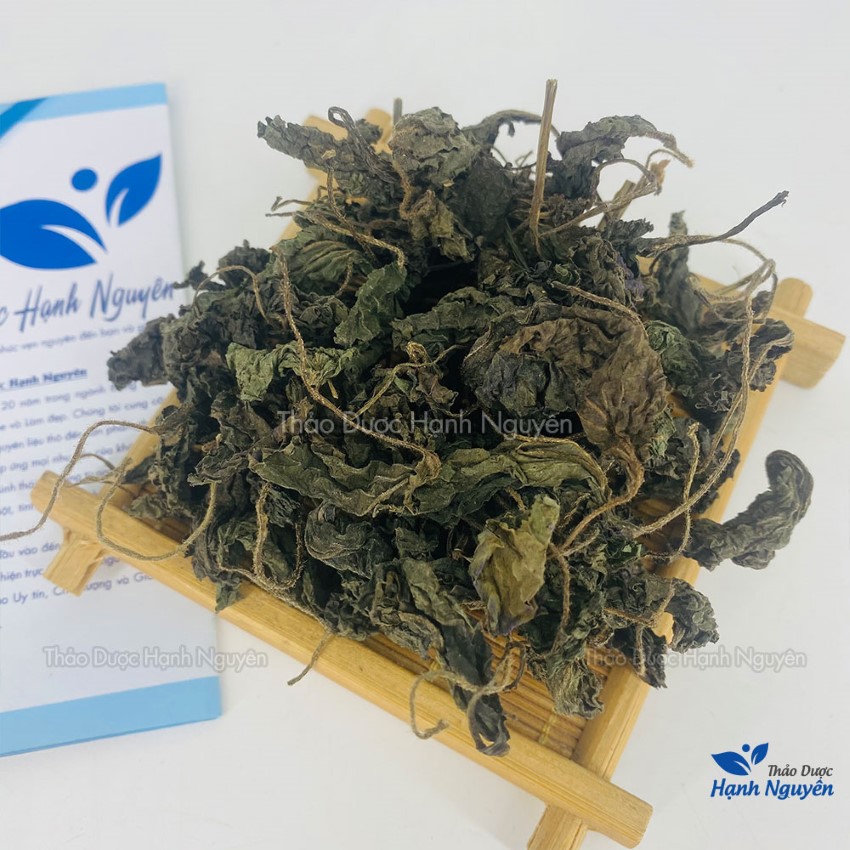 Lá tía tô khô 100g, thơm, sạch, pha trà, xông hơi giải cảm, giúp làm ấm cơ thể, tăng cường đề kháng