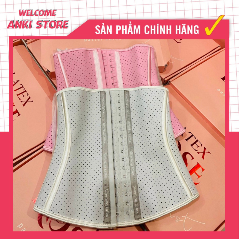 Đai latex nịt bụng 9 xương Hy Lạp, gen nịt bụng định hình giảm eo sau sinh