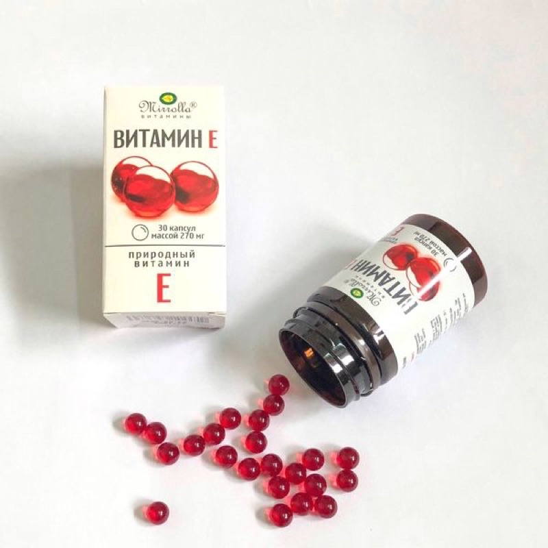 Vitamin E đỏ Nga 270mg 30 viên