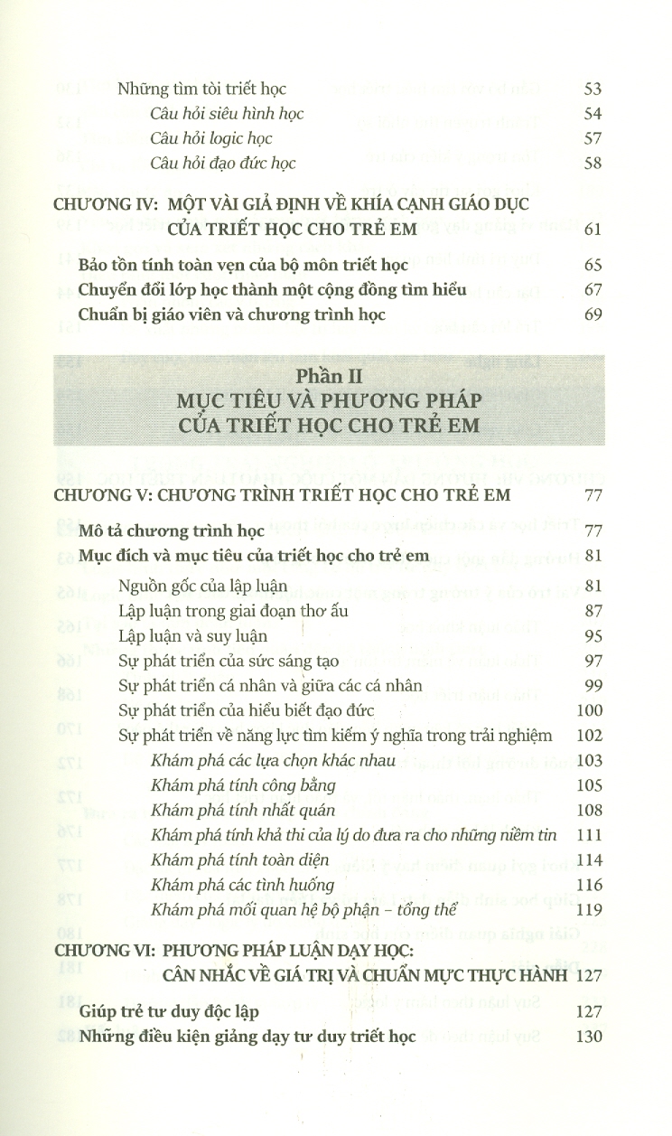 Dạy Triết Học Cho Trẻ Em