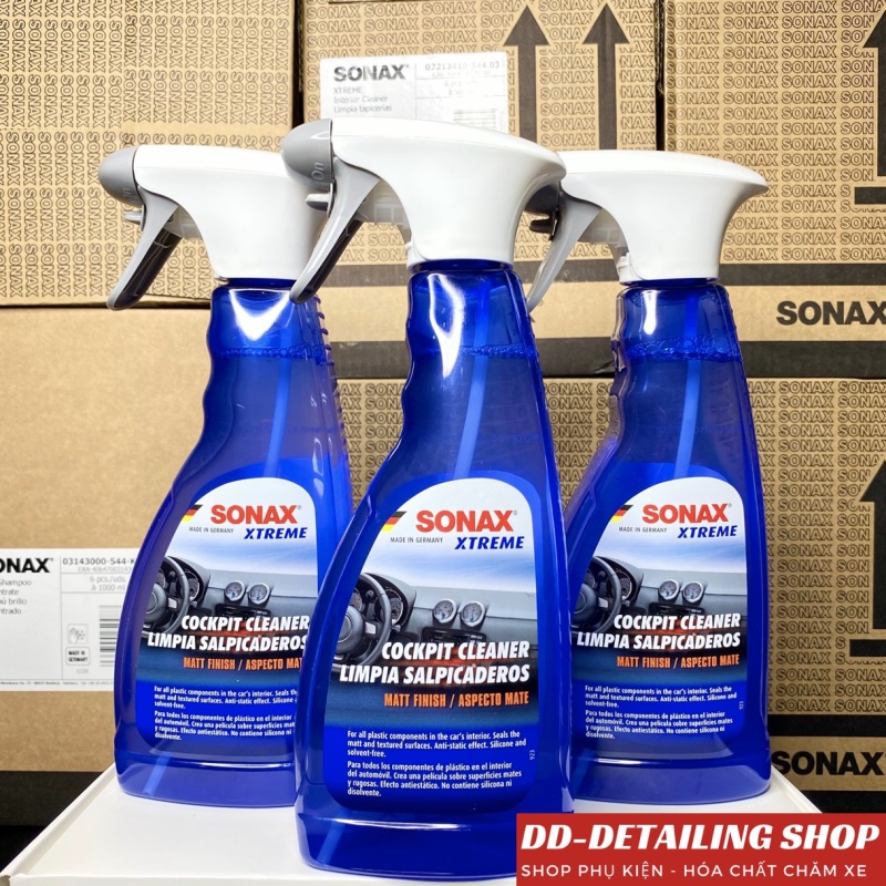 Dung dịch làm sạch và bảo vệ nhựa nội thất ô tô Sonax Xtreme Cockpit Cleaner 500ml 283242 - Nhập khẩu Đức