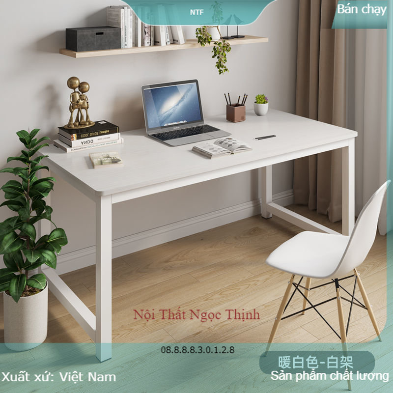 Bàn làm việc chân sắt chữ U khung sắt đen giá rẻ-NTF