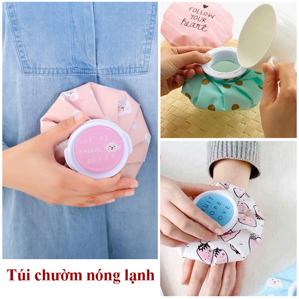Túi Chườm Nóng Lạnh Nhiều Màu