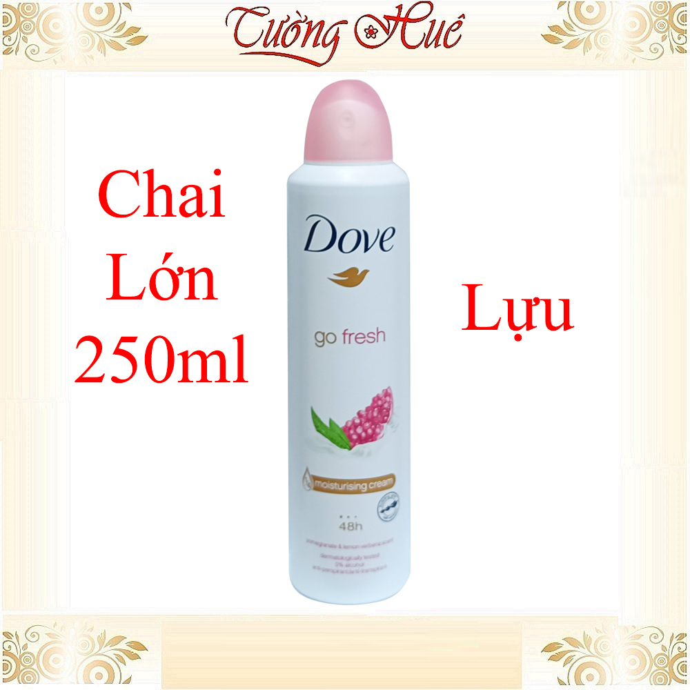Xịt khử mùi nữ Dove Chai Lớn 250ml ( Có lựa mùi )