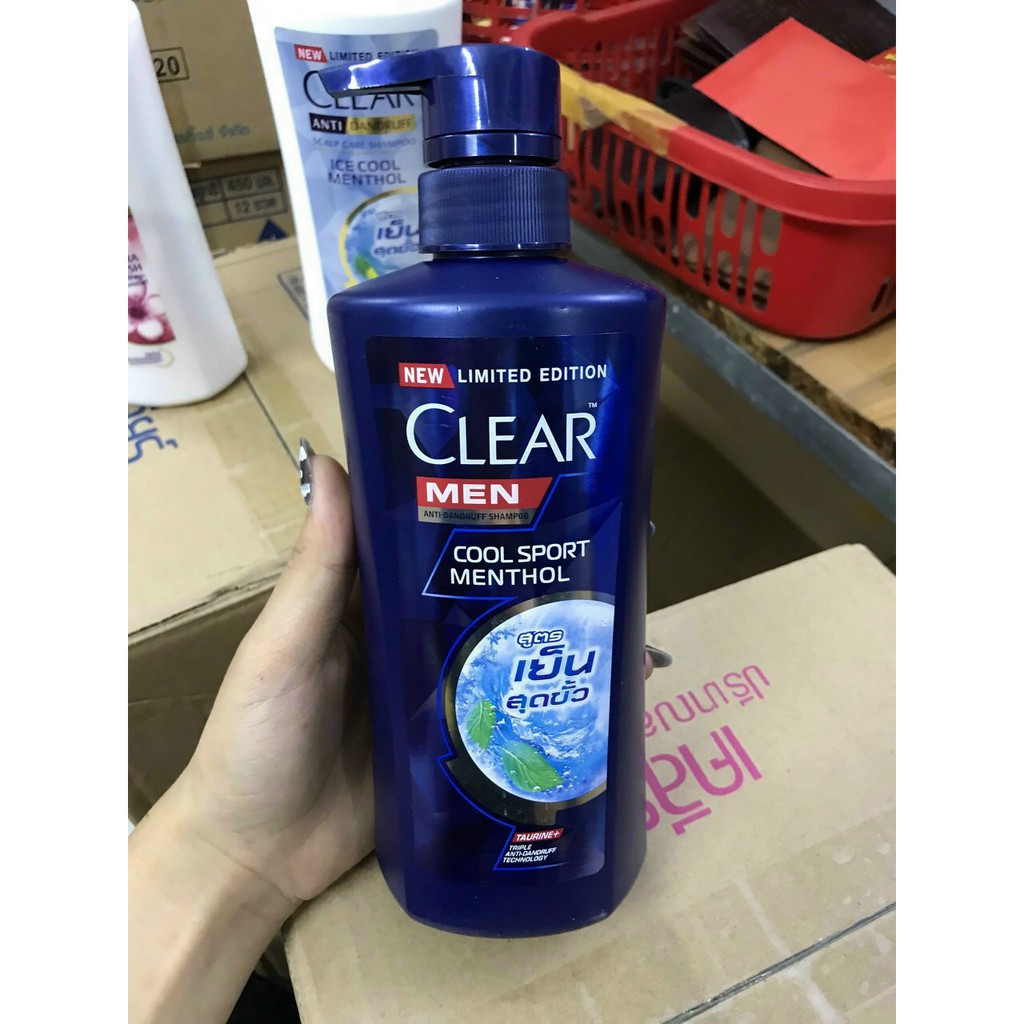 [HCM]Dầu Gội Clear Men Thái 450ml