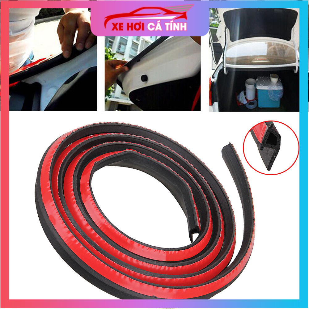 Gioăng cao su chữ P x4m sẵn keo 3M bóc ra siêu dính - chống ồn chống bụi hiệu quả