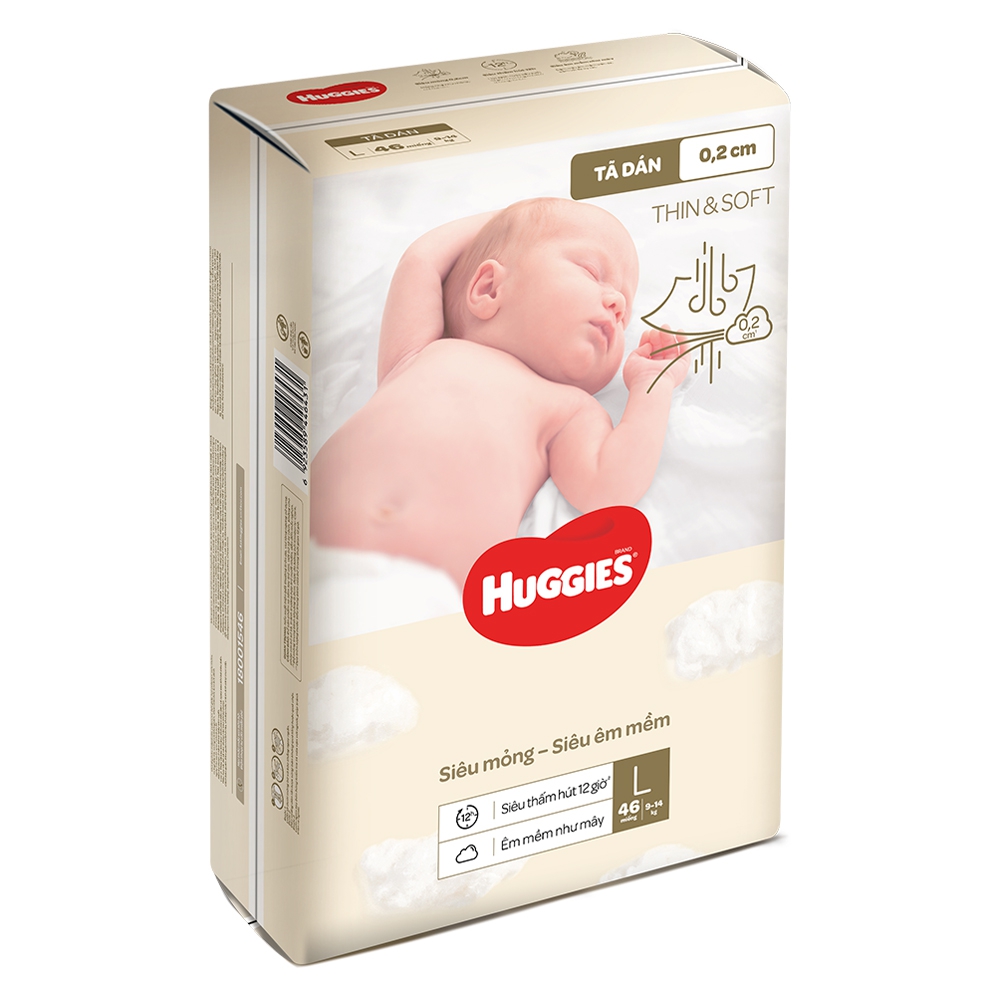 Tã dán Huggies Thin & Soft