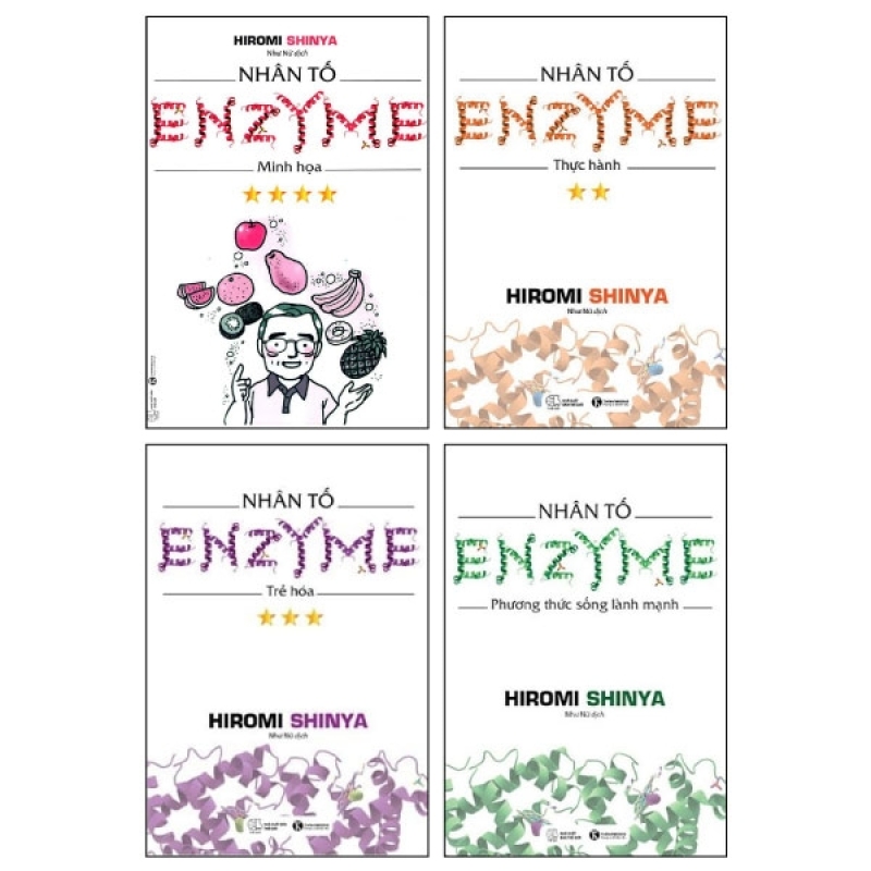 Fahasa - Combo Sách Hay Nhân Tố Enzyme - Tái Bản (Bộ 4 Cuốn)
