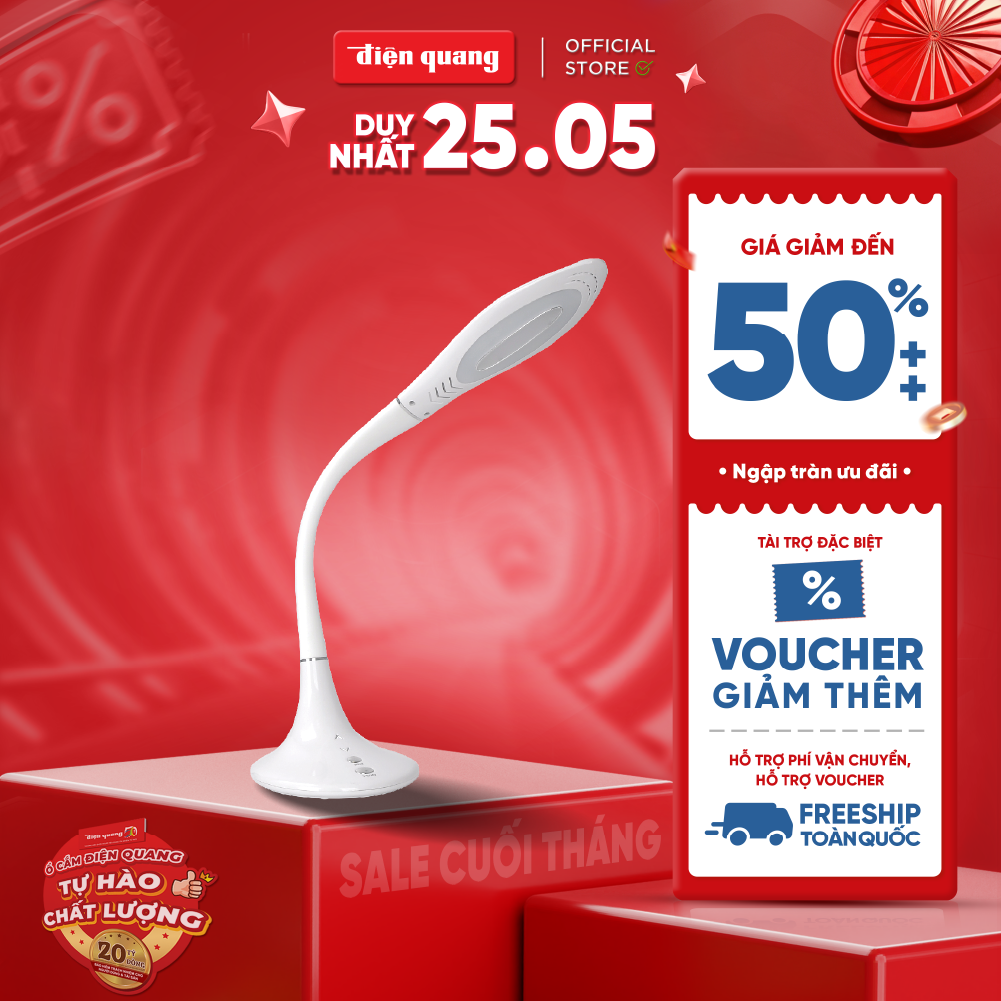 Đèn bàn LED Điện Quang ĐQ LDL08 10W