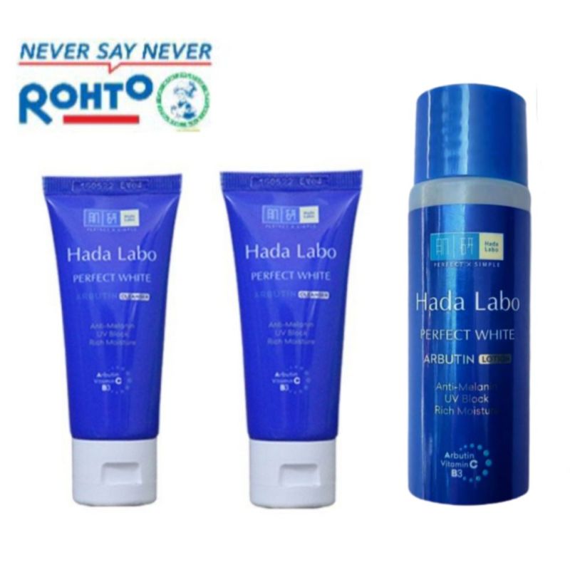 BỘ 3 SẢN PHẨM DƯỠNG TRẮNG DA HADALABO : 2 SỮA RỬA MẶT HADALABO, 1 DUNG DỊCH DƯỠNG TRẮNG HADALABO giá rẻ