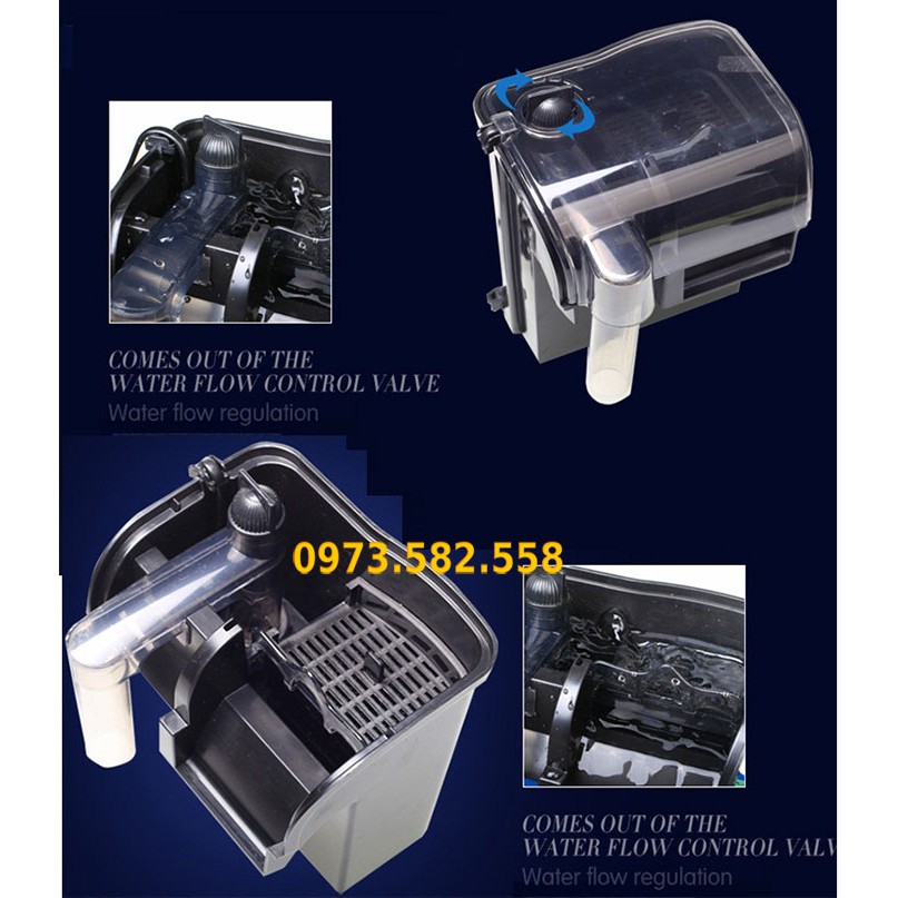 Máy Lọc Thác Hồ Cá SoBoWP - VIPSUN 607H - SOBO 607H