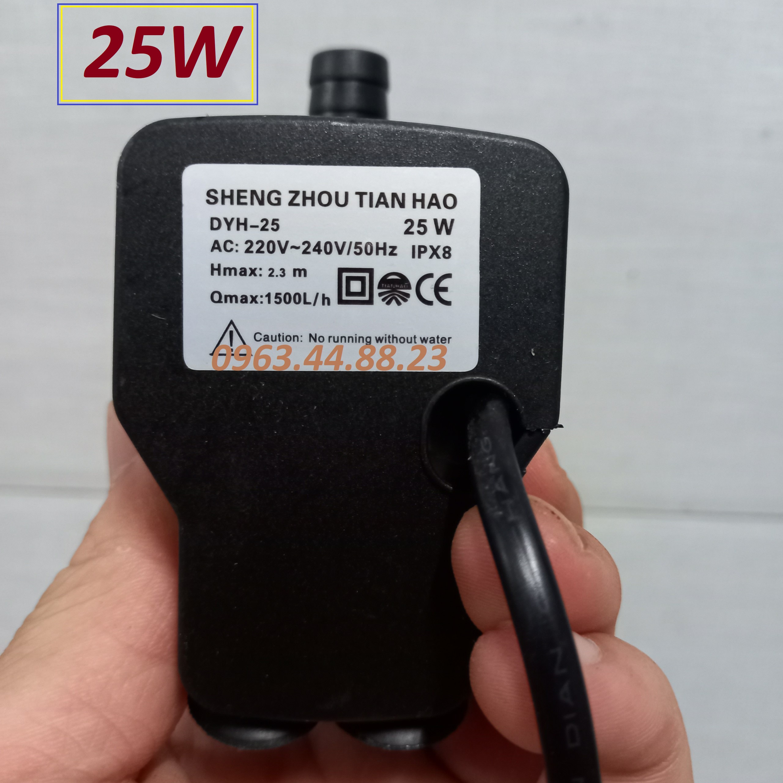 Máy bơm nước chìm,hồ cá hòn non,bộ thác nước, máy bơm nước quạt điều hòa 4w đến 25w