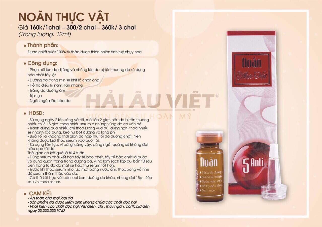 SERUM Noãn thực vật
