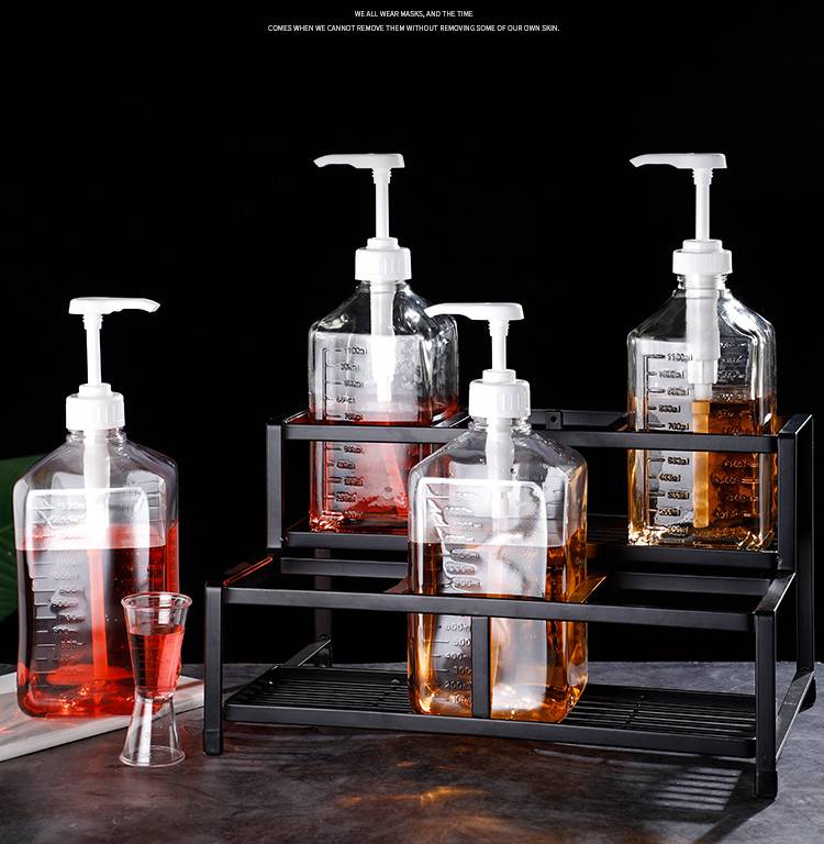 Bình bơm siro bằng thủy tinh 1100ml